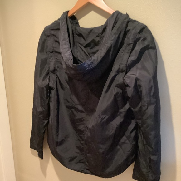 RRL Ralph Ralph Lauren Jacket black Hooded Zip removable sleeves XS - Picture 11 of 14